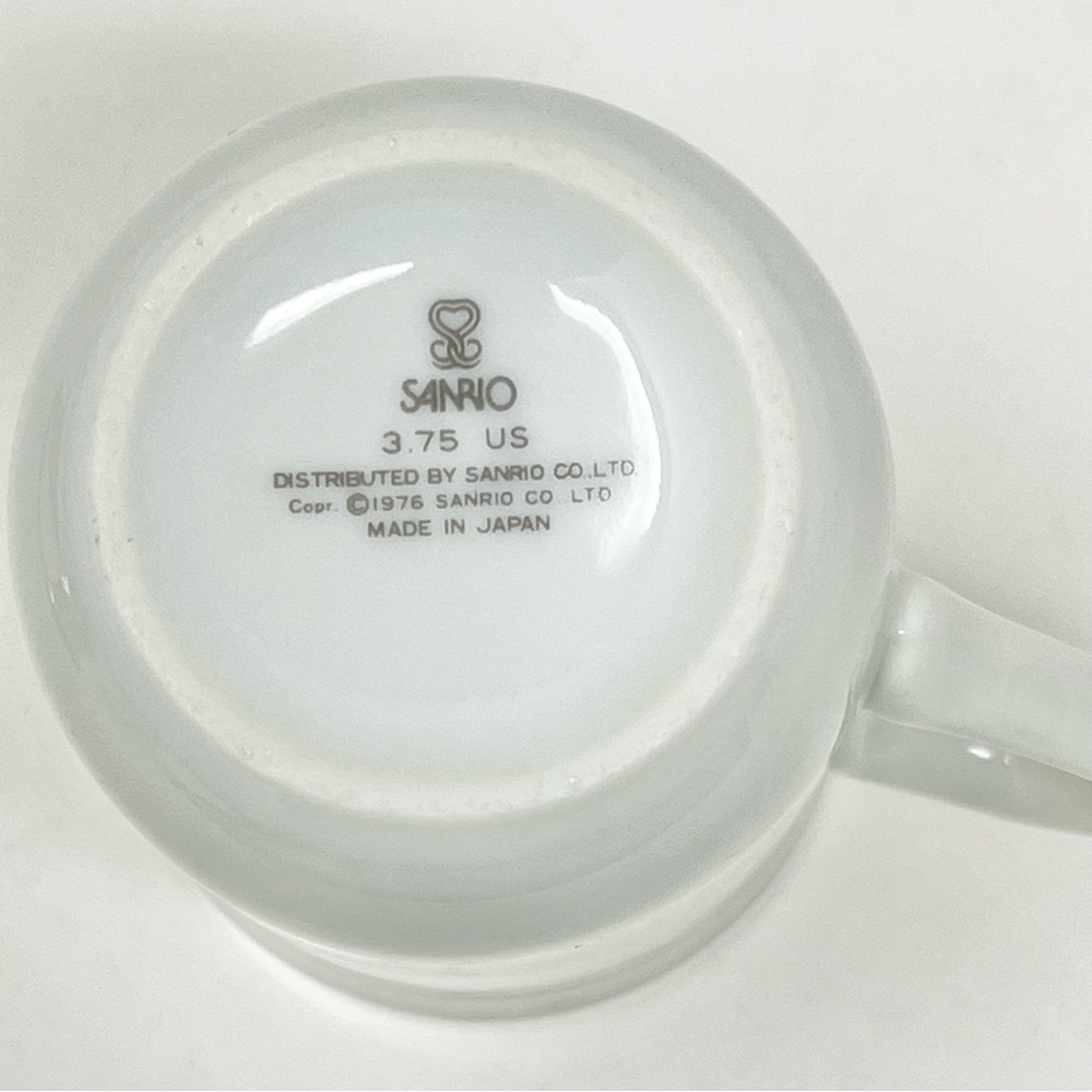 Vintage Sanrio My Melody Mug White Ceramic 1976 Rare Collectible Made in Japan - Picture 4 of 7